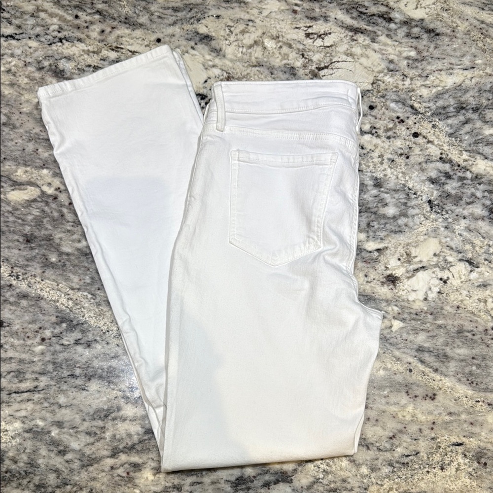 NYDJ Marilyn White Straight Leg Jeans - Picture 5 of 8